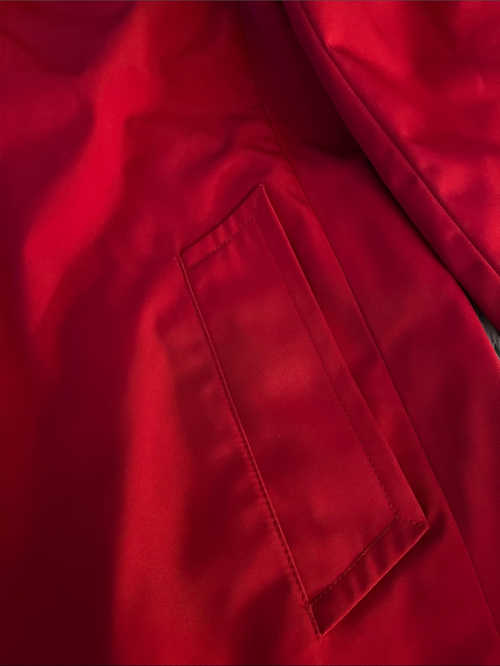 FOG by LONDON FOG RED/ SILVER TOGGLE COAT NEW SIZE S - Picture 5 of 14